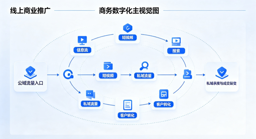 会泽县线上商业推广怎么做？全域流量闭环搭建与低成本转化实战指南